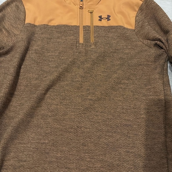 Under Armour Brown and Tan Hoodie 0238 - Picture 2 of 5